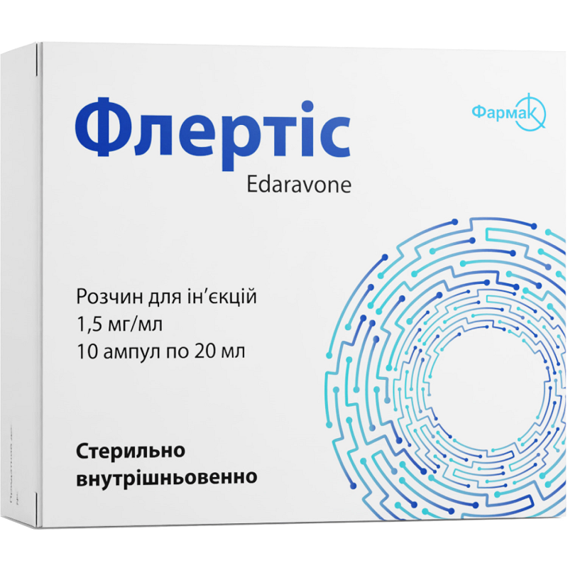 Флертіс розчин для ін`єкцій по 1,5 мг/мл в ампулах по 20 мл №10
